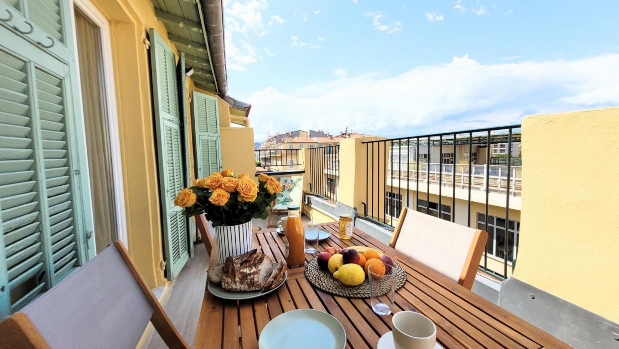 Ze Perfect Place - Opera Nice - Appartement 2 Chb - Ac - Terrasse Bagian luar foto