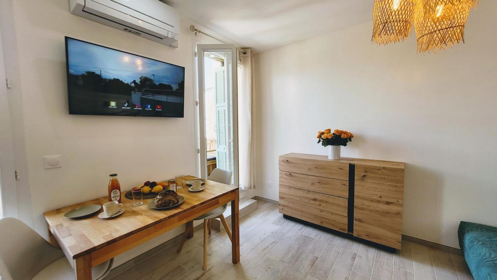 Ze Perfect Place - Opera Nice - Appartement 2 Chb - Ac - Terrasse Bagian luar foto
